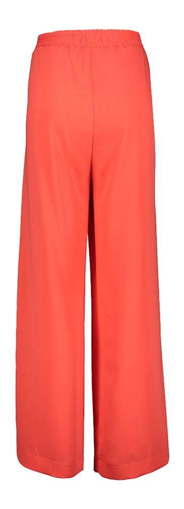Koraalkleurige geklede broek Becca Blue Bay