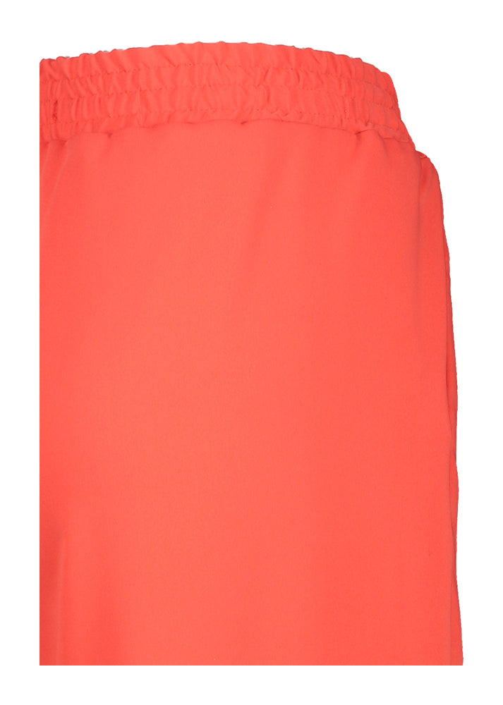 Koraalkleurige geklede broek Becca Blue Bay
