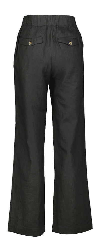 Pantalon en lin noir JC Sophie