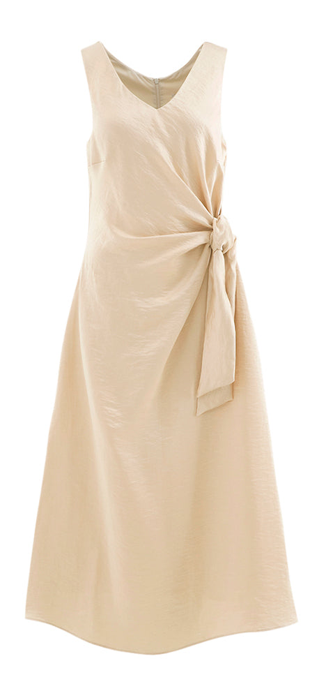 Robe longue beige festive Bay Atmos