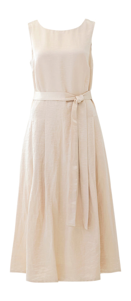 Robe longue sans manches couleur or Bay Atmos