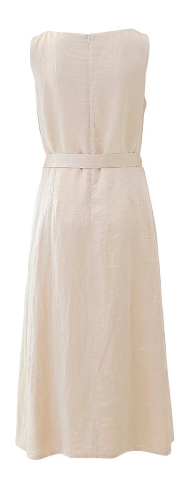 Robe longue sans manches couleur or Bay Atmos