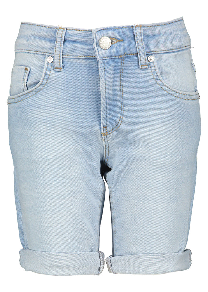 Licht blauwe jeans short California Cars