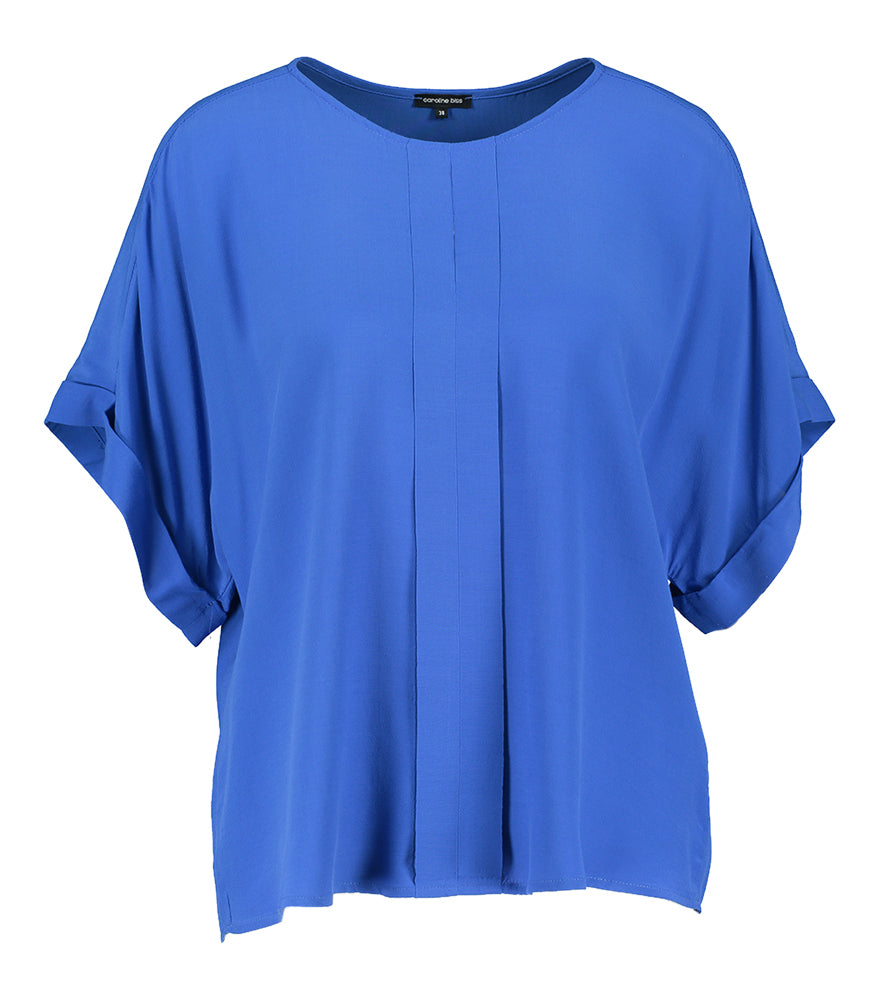 Donkerblauwe blouse Caroline Biss