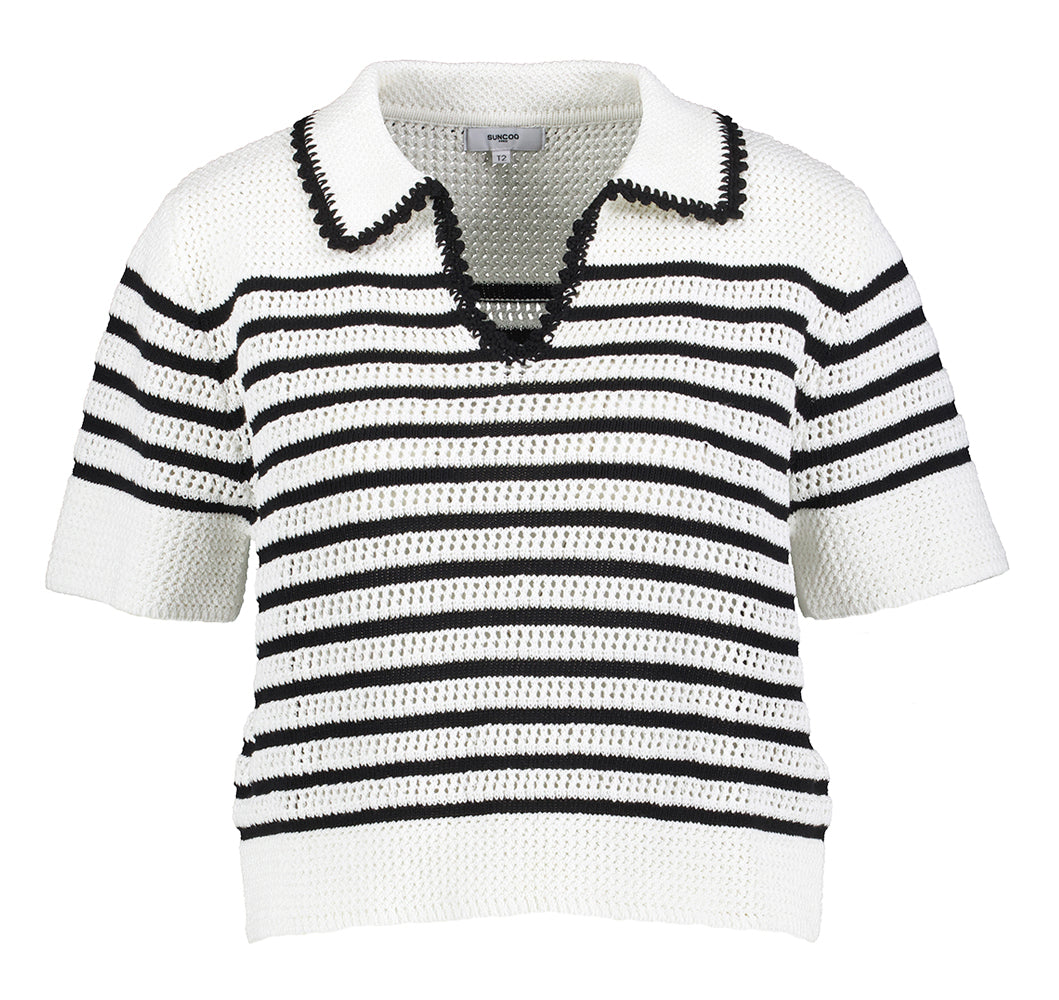 Haut rayé en crochet Pabloni Suncoo