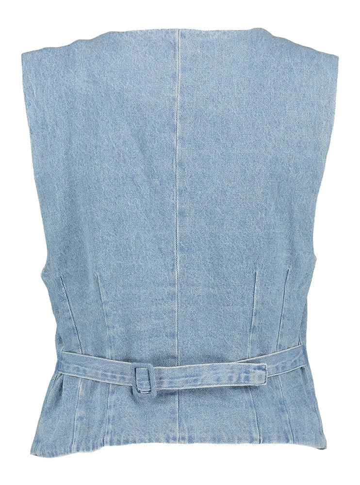 Gilet en jean Saint Tropez