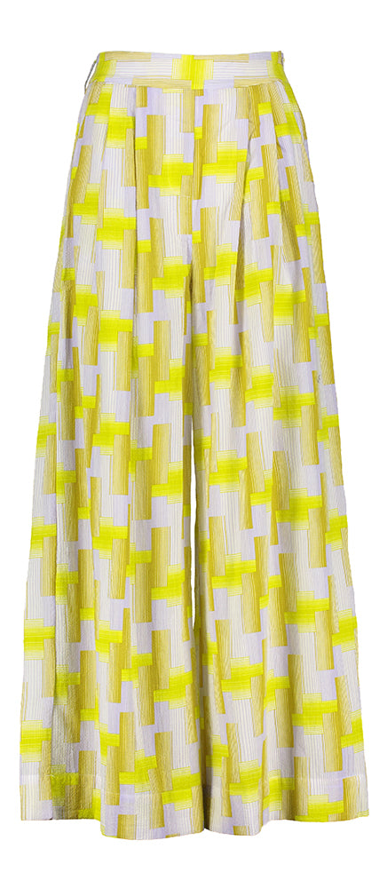 Pantalon jaune et argent Pénélope Echo Ma Poésie