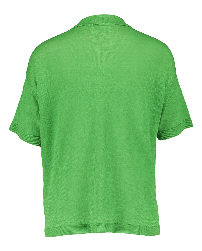 Cactus polo met knopen en korte mouwen Gellystra Les Tricots De Lea