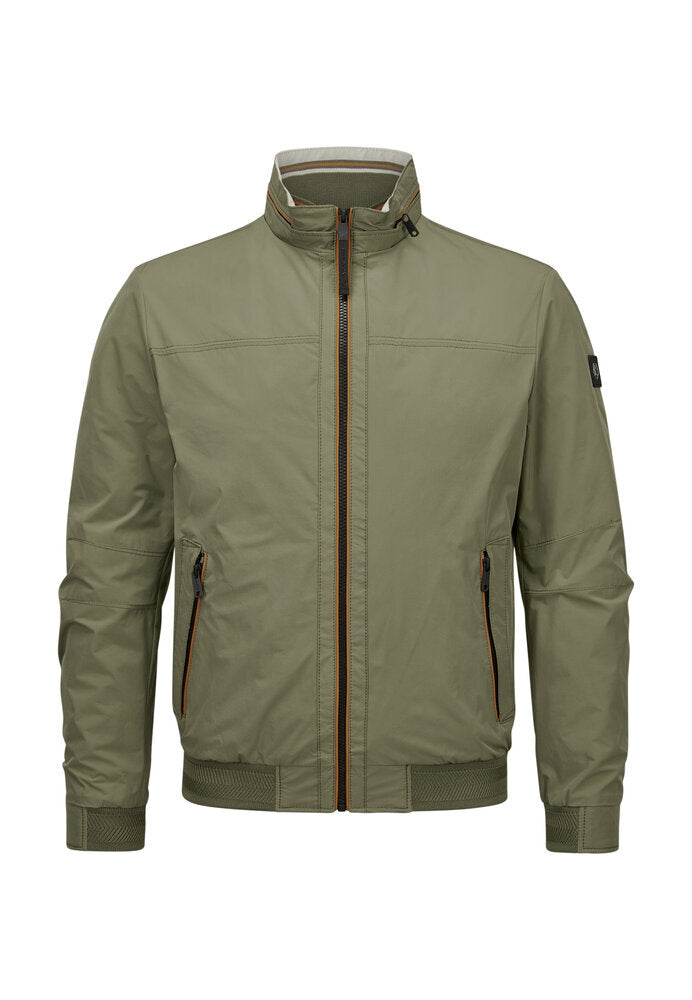 Veste kaki à capuche amovible Corby Milestone