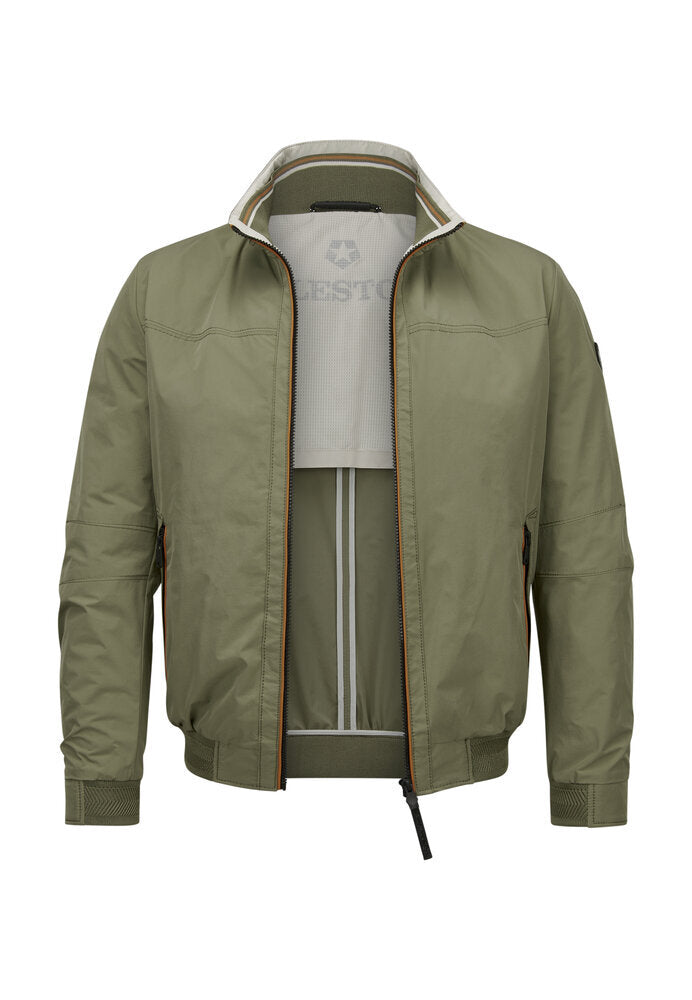 Veste kaki à capuche amovible Corby Milestone