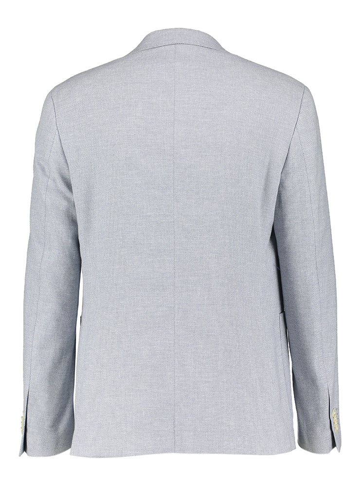 Mid Blue blazer Leon Benvenuto