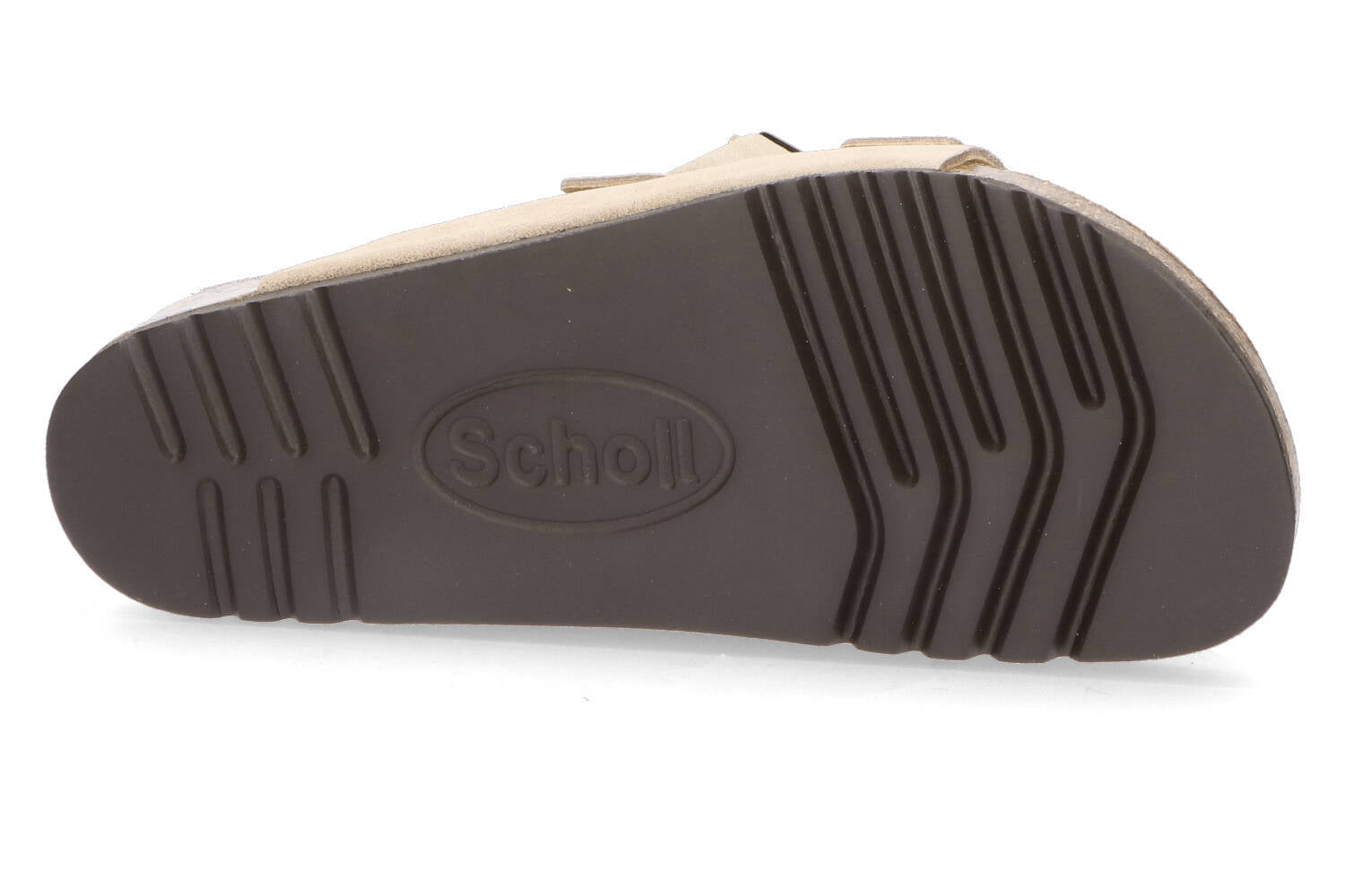 Pantoufles beiges en velours Julien Scholl