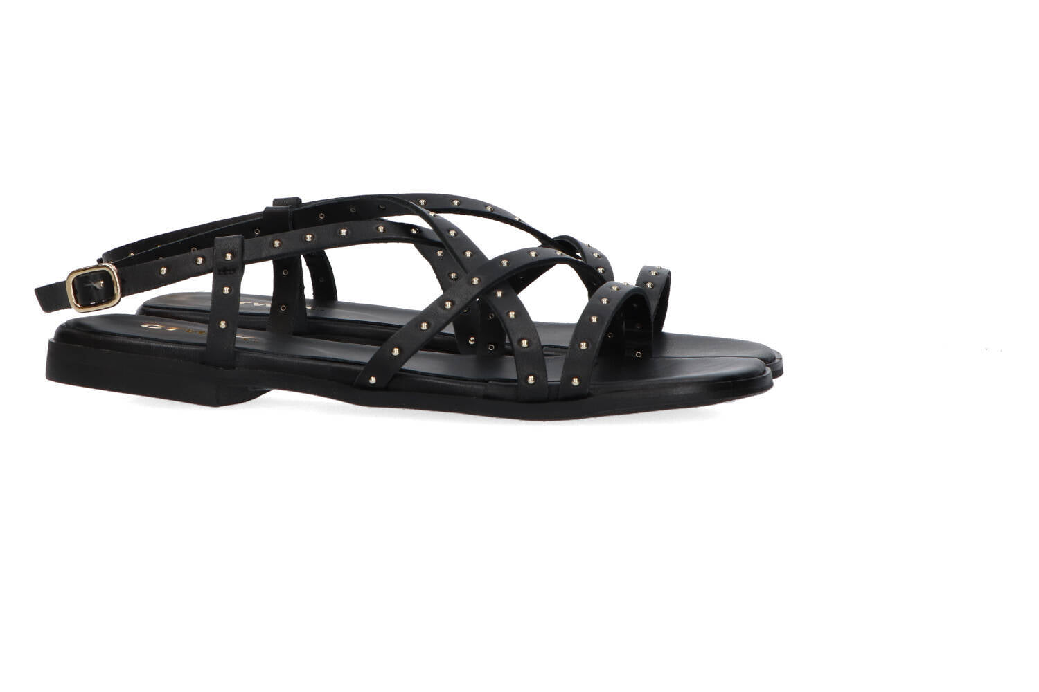 Sandales en velours cloutées Défilé de velours