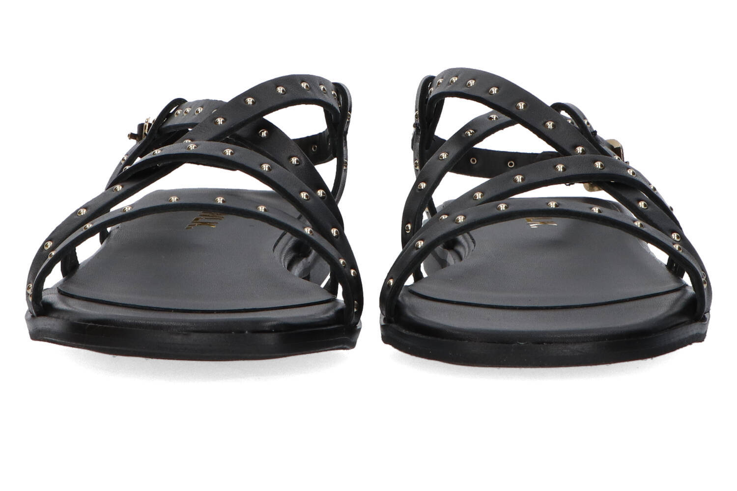 Sandales en velours cloutées Défilé de velours