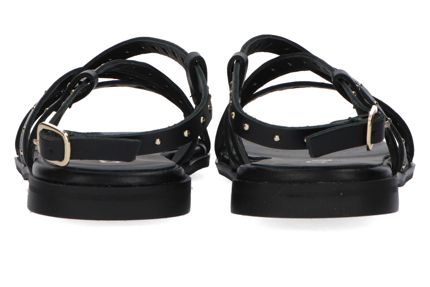 Sandales en velours cloutées Défilé de velours