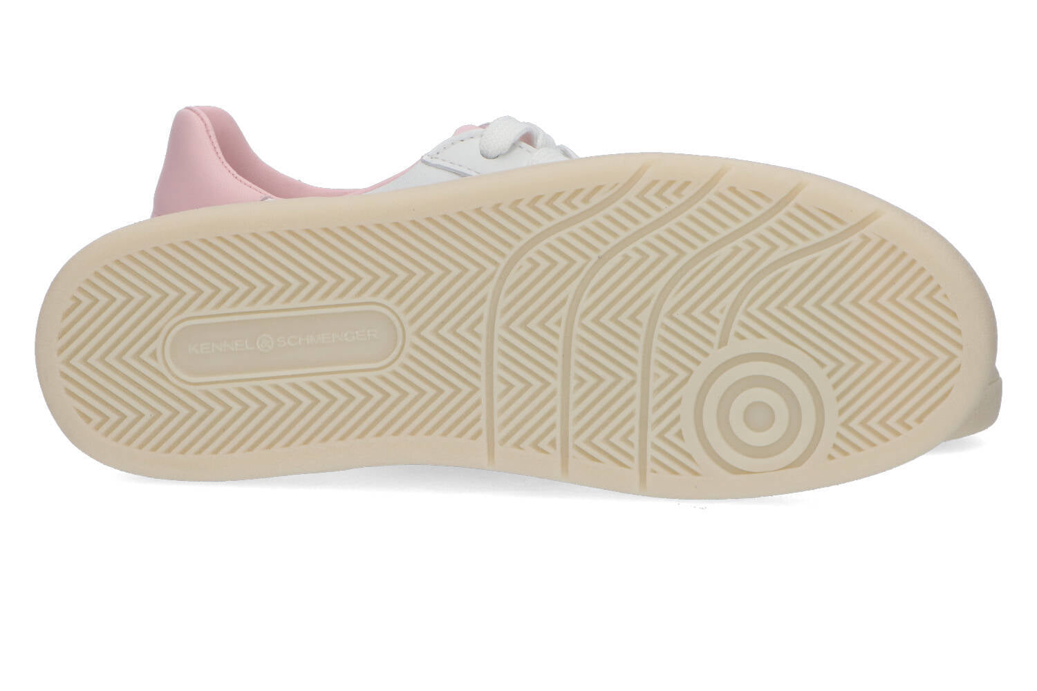 Wit met roze lage sneakers Kennel+Schmenger