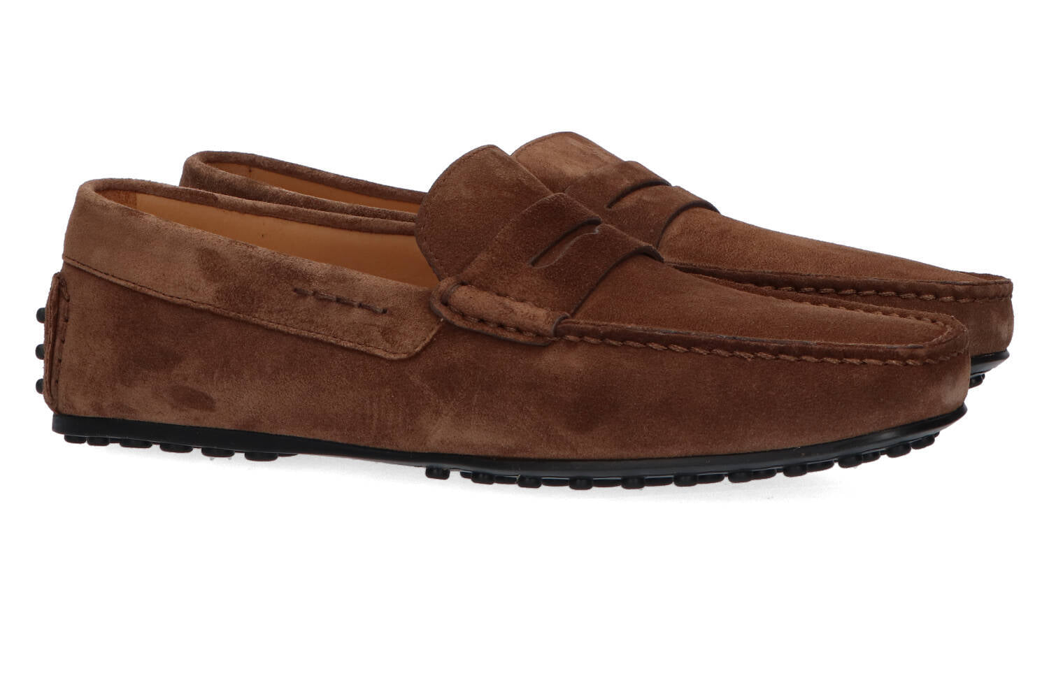 Mocassins en chocolat Rossano Bisconti