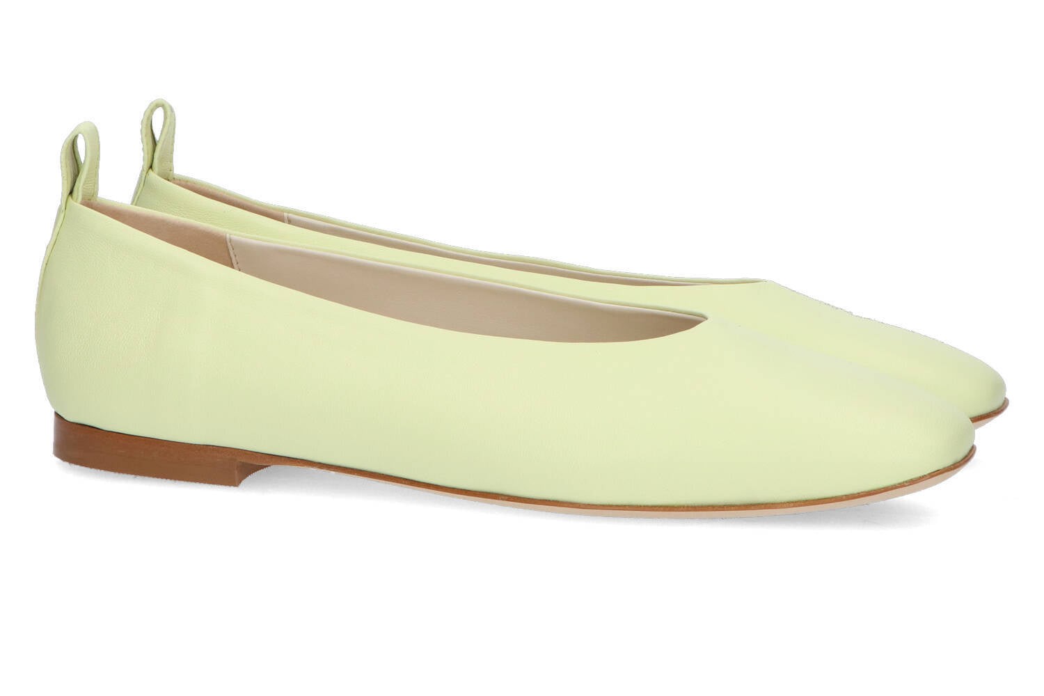 ballerines jaune pastel Ibiza Odare