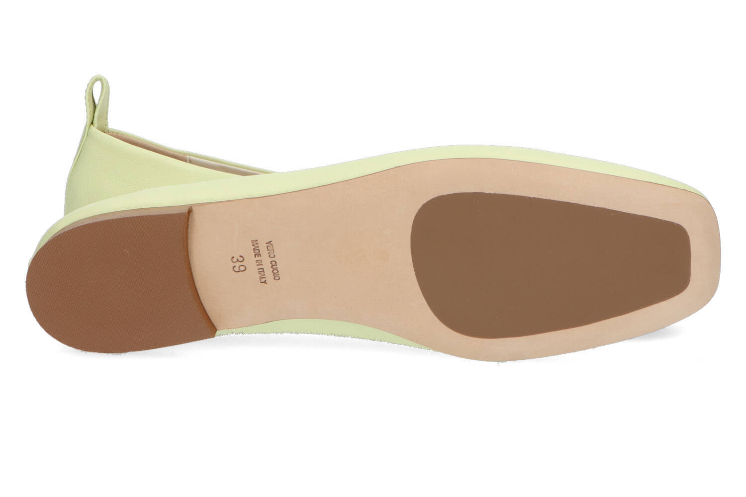 Pastelgele ballerina's Ibiza Odare