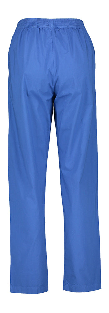 Pantalon en coton bleu cobalt avec élastique Rue De Tokyo