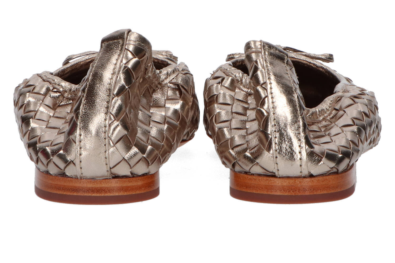 Ballerines tissées couleur bronze Nola Allan K