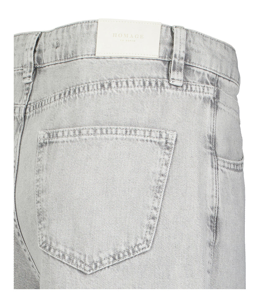 Grijze wide leg jeans Homage