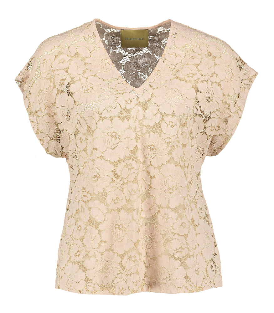 Roze kanten blouse Cayenne Momoni