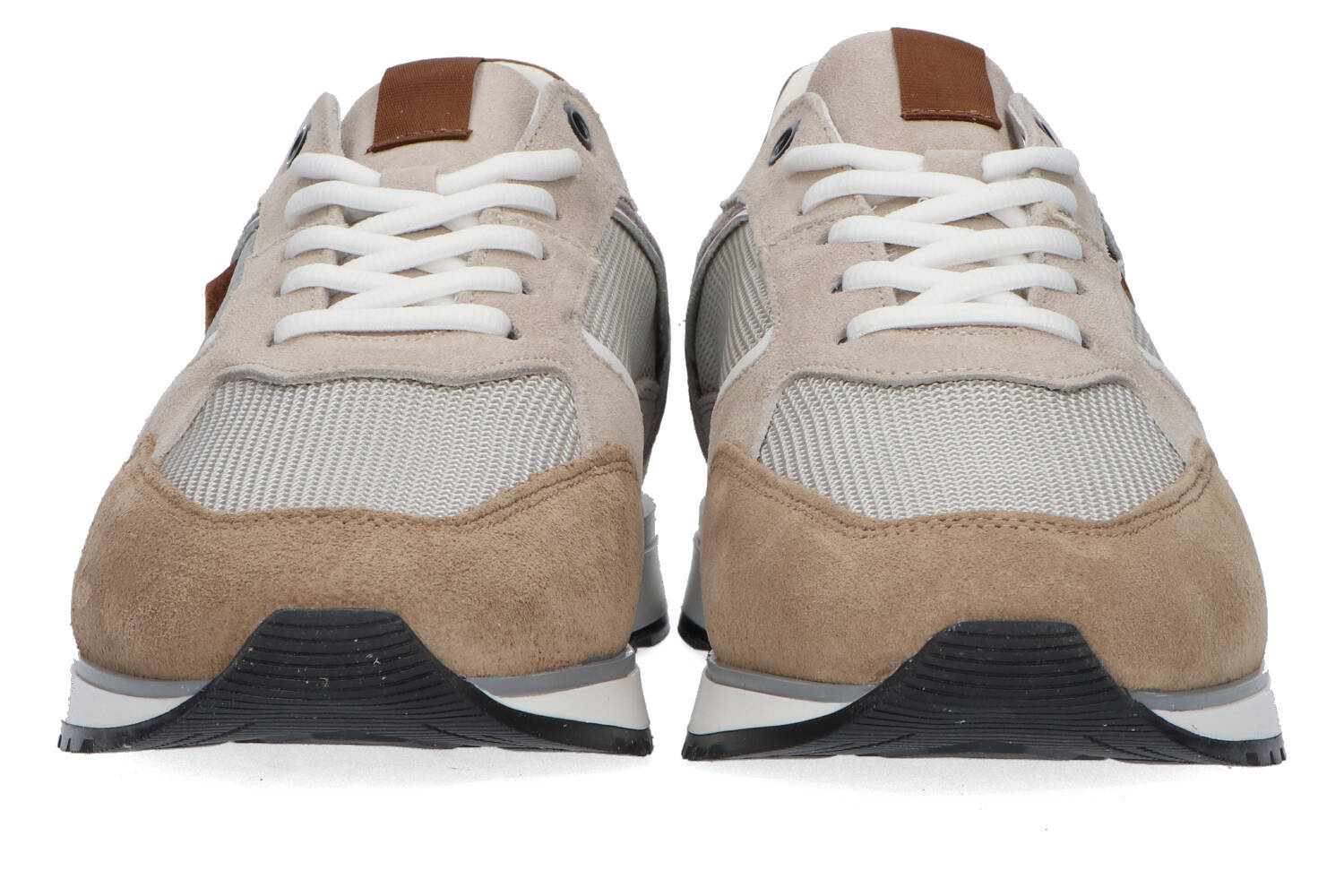 Baskets basses en pierre ponce/gris clair Cycleur De Luxe