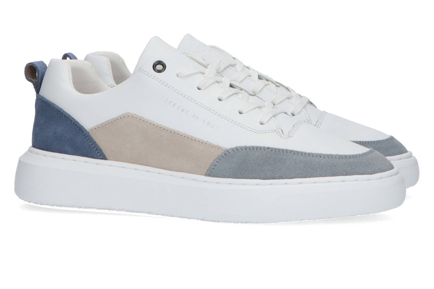 Niagara mist/white lage sneakers Cycleur De Luxe