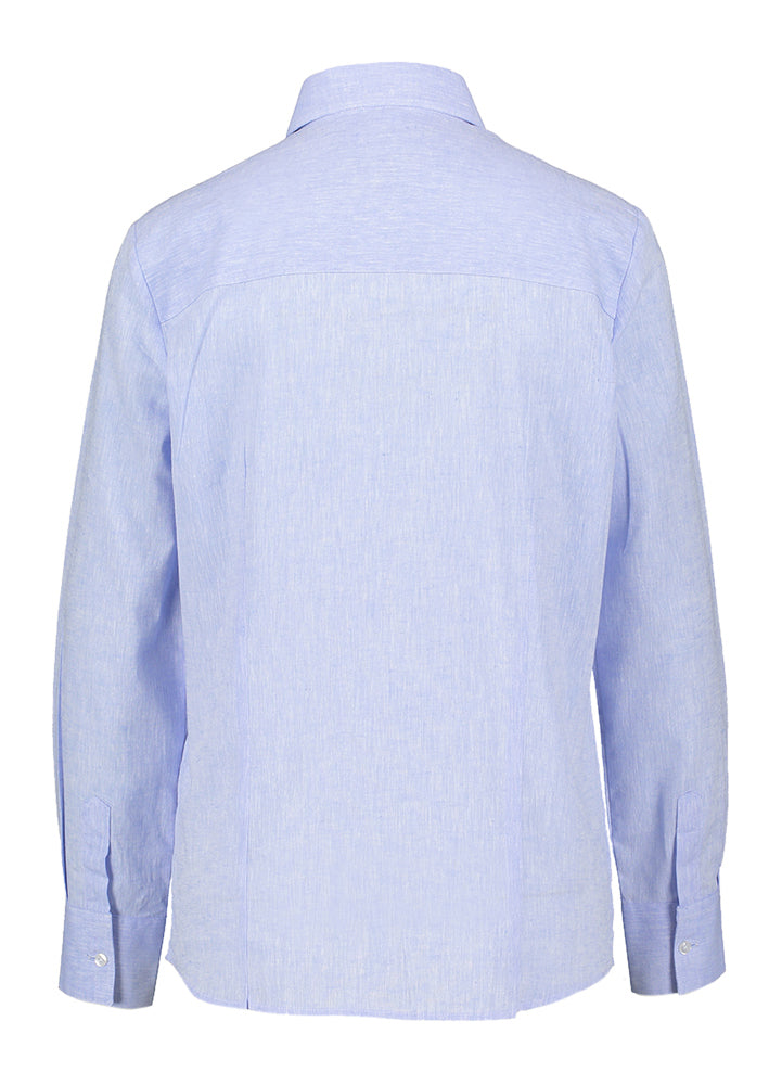 Licht blauw linnen hemd Amon Christiana Conti