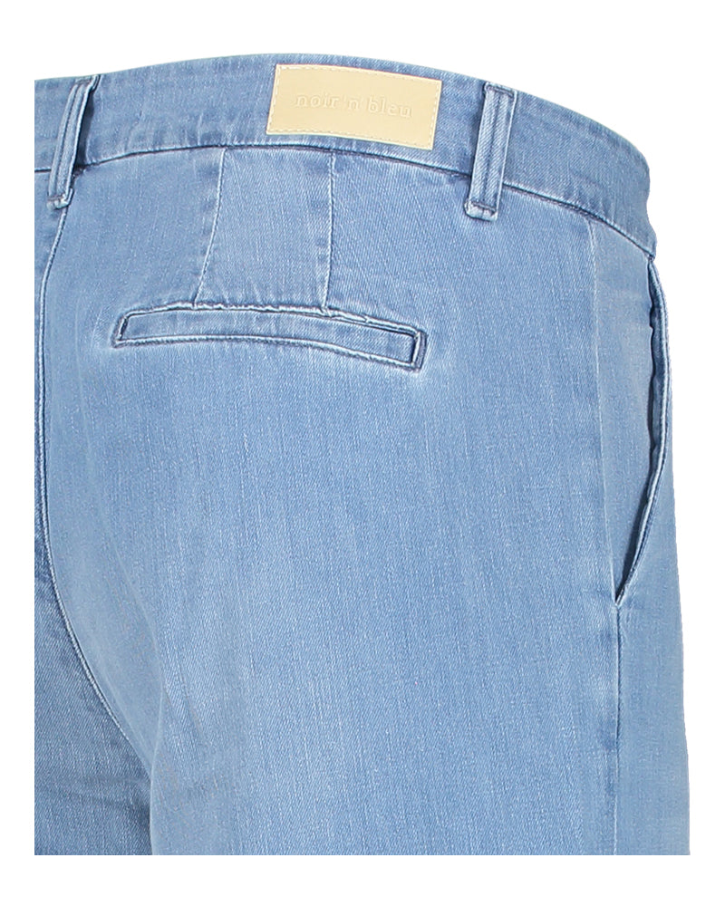 Jean bleu à jambes larges Denise Chinos Noir'n'bleu