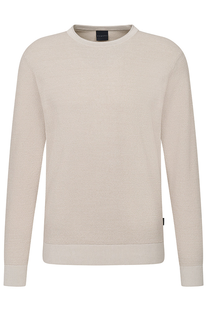 Beige trui met structuur Bugatti