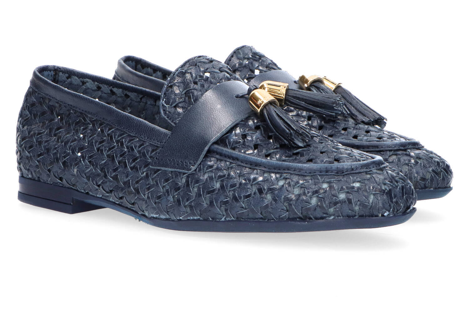Mocassins bleu foncé Frau
