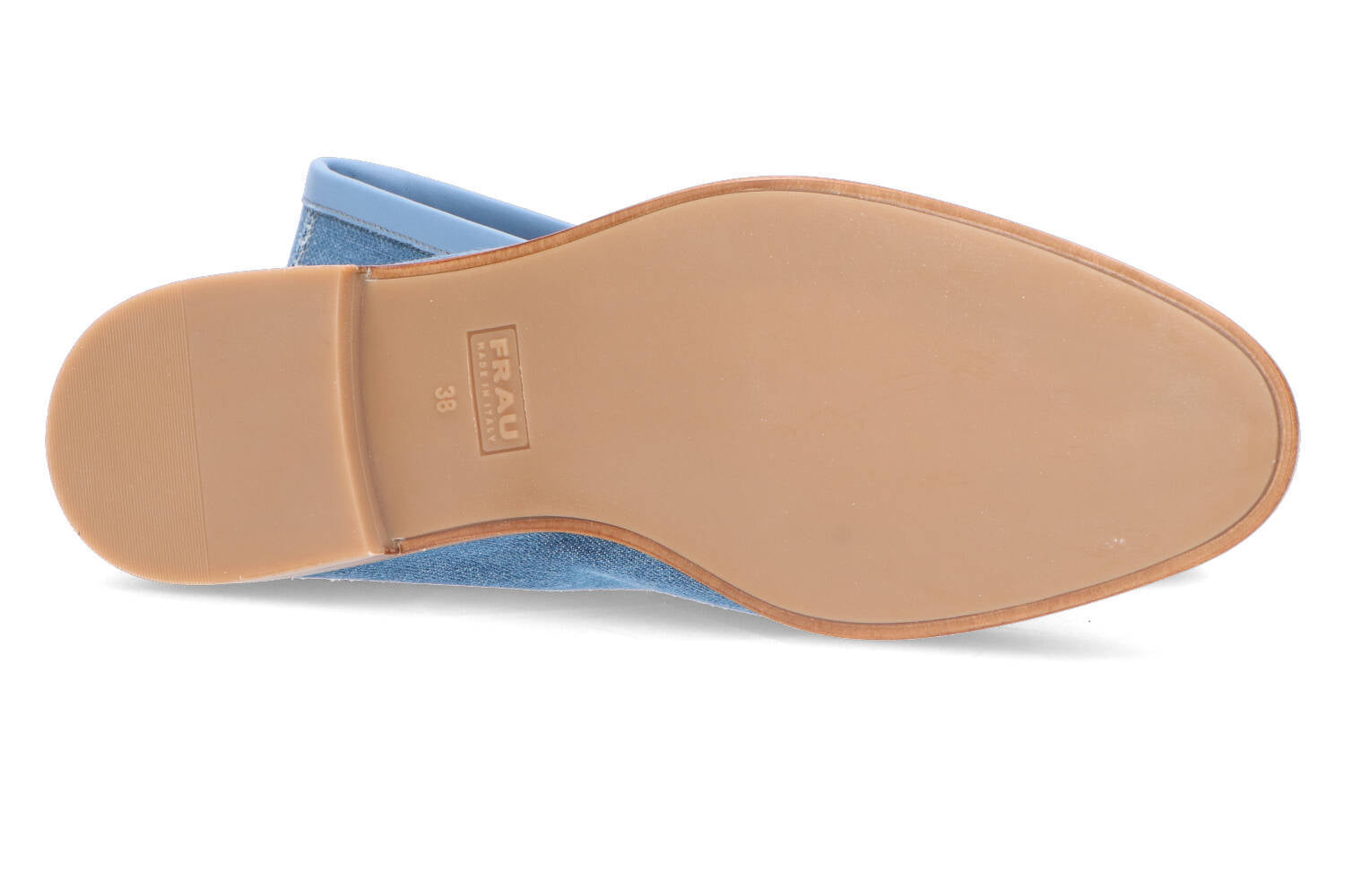 Jeans mocassins bleus Frau