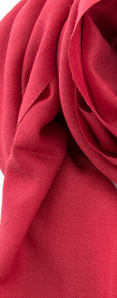 Écharpe rouge en laine Bo'vie