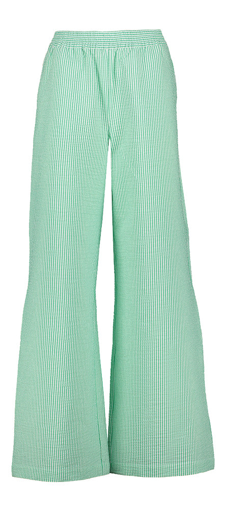 Pantalon large à rayures vertes avec élastique Randy By-Bar