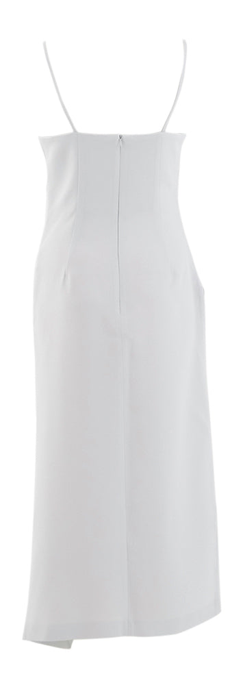 Robe de soirée grise fendue Arthur Marella