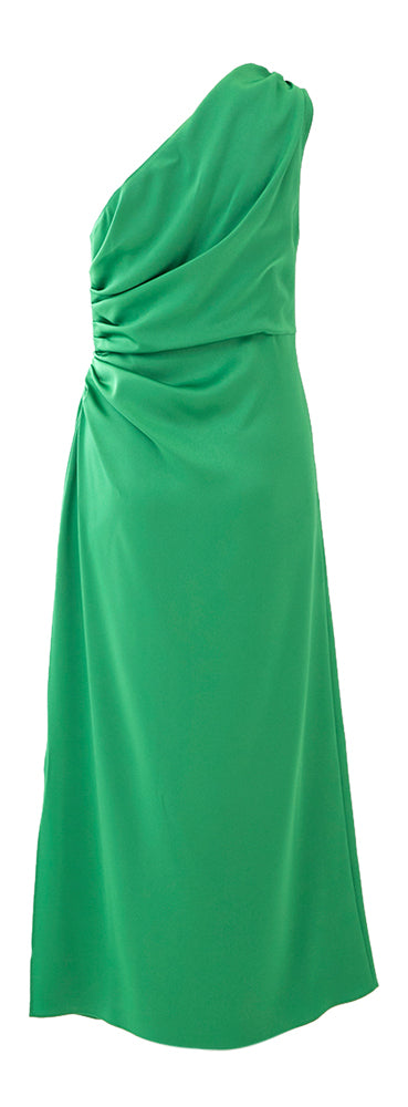 Robe longue verte de cocktail Duse Marella