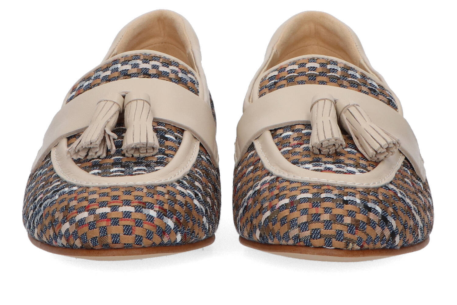 Mocassins marin/amande Softwaves