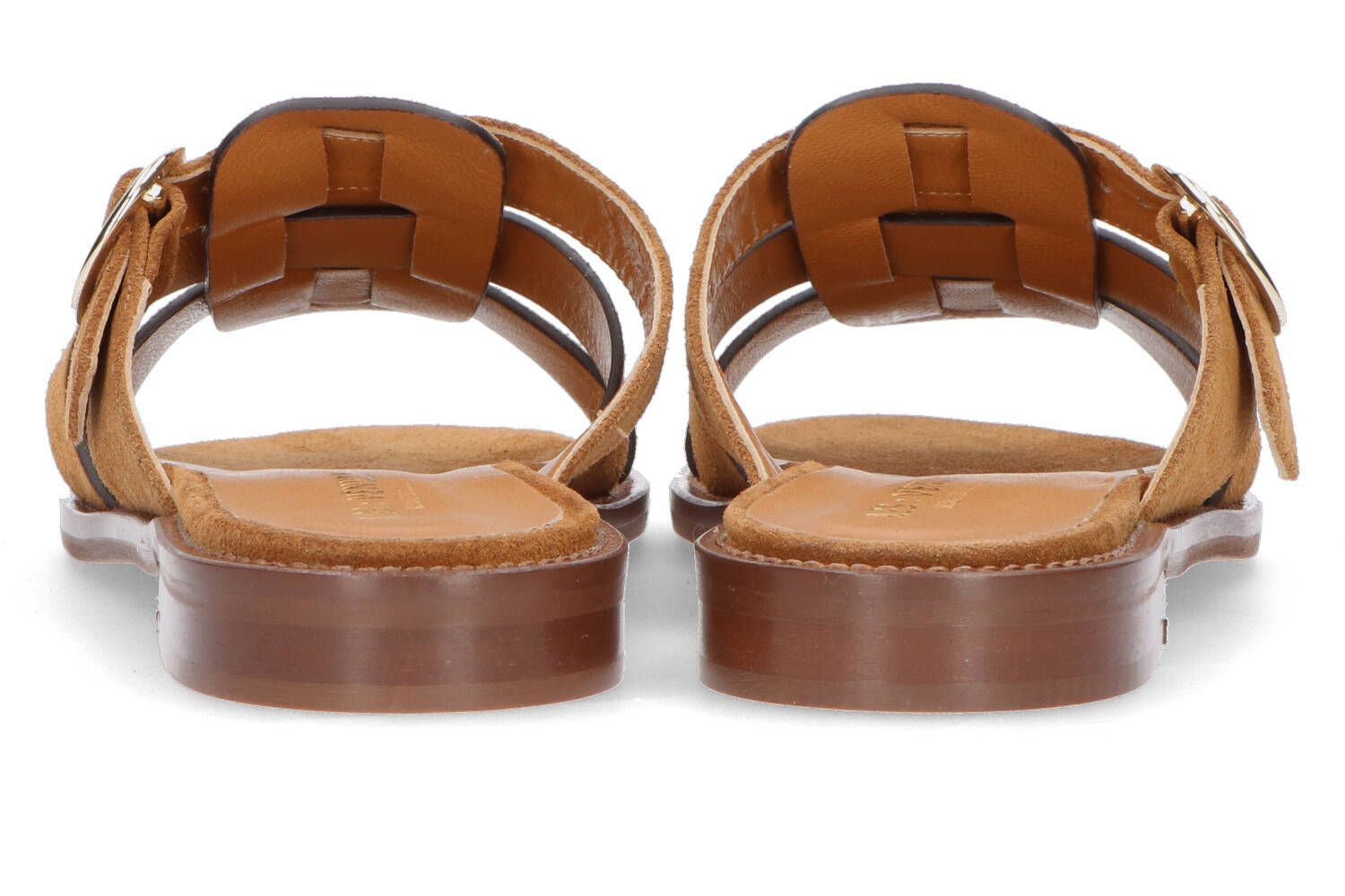 Pantoufles marron whisky Les Venues