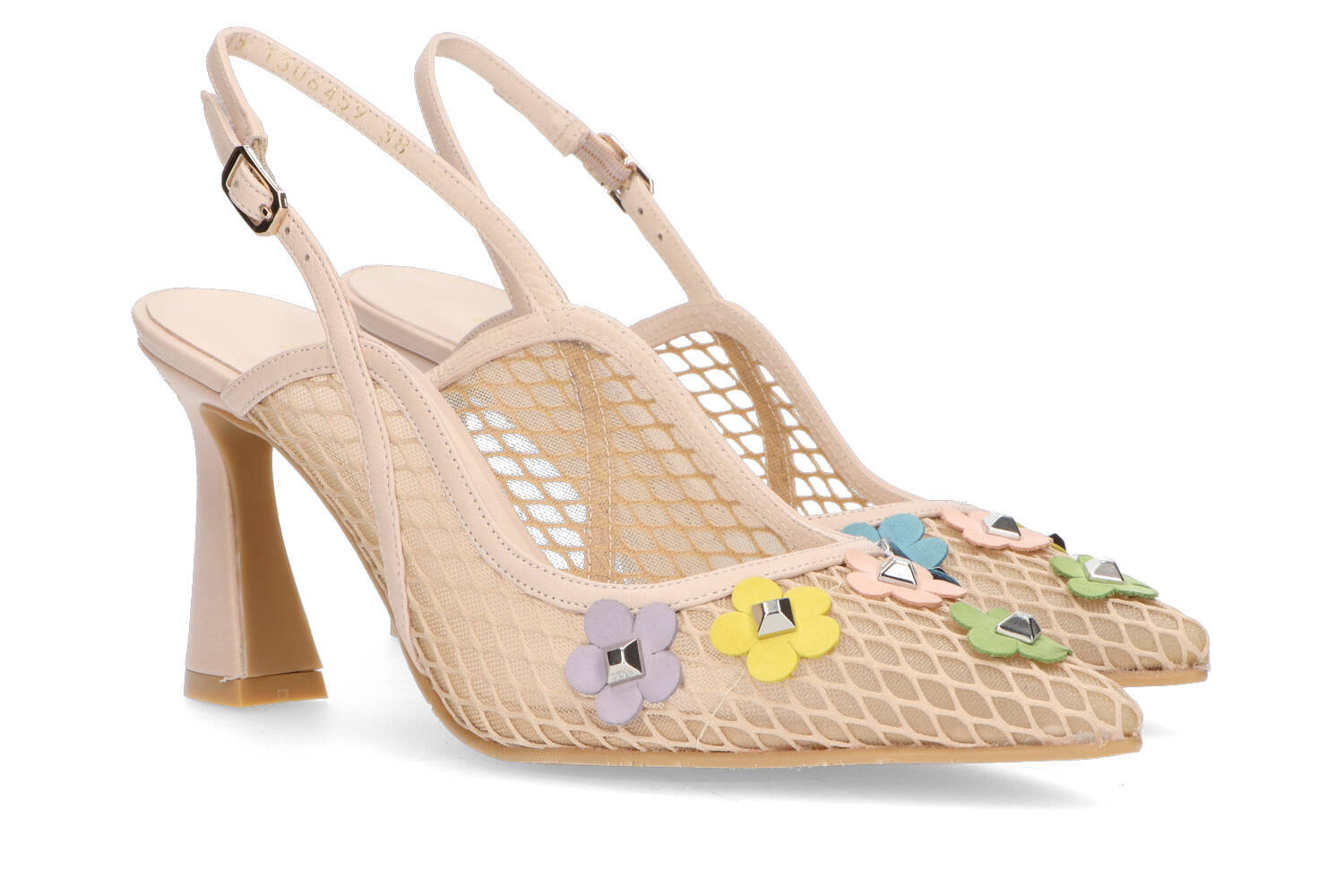 Escarpin multi flores nu Raseria Lodi