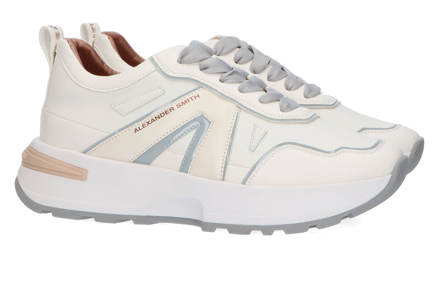 Baskets basses WLF blanches avio Liverpool Alexander Smith