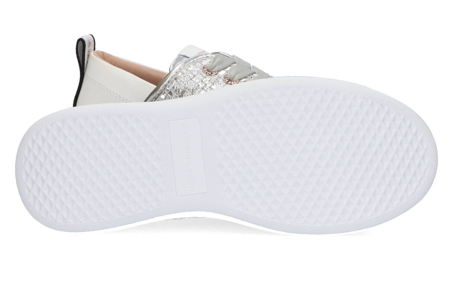 Silver lage geweven sneakers Alexander Smith