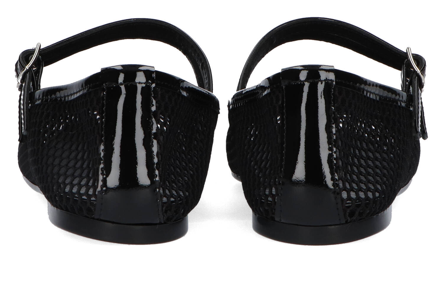 Ballerine en maille noire Sybille Rotta