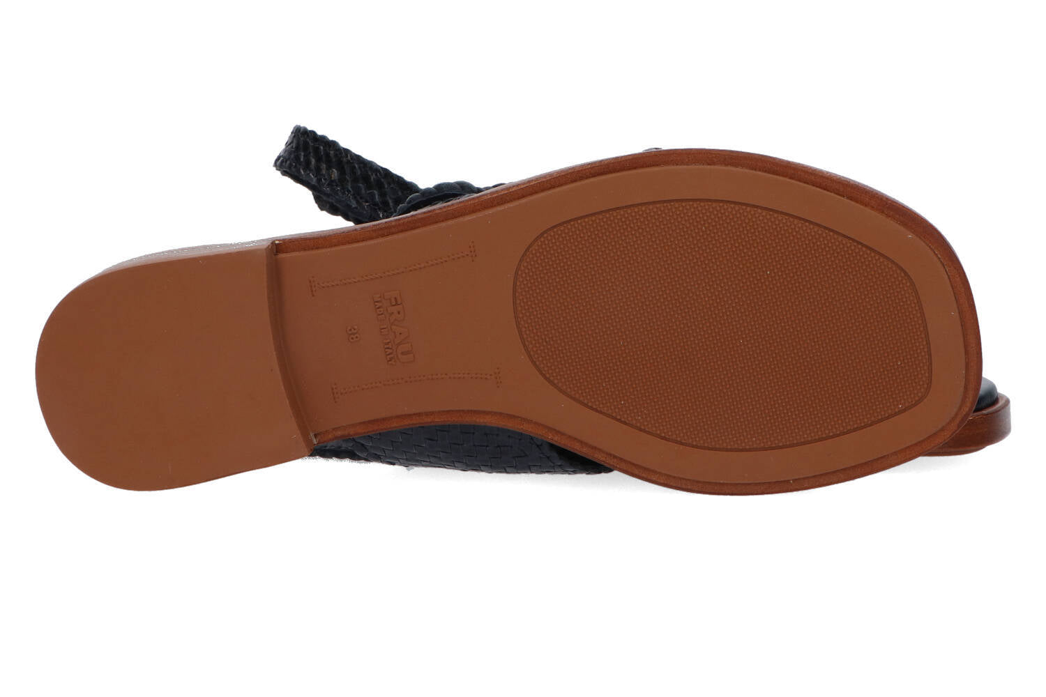 Donkerblauwe sandalen Frau