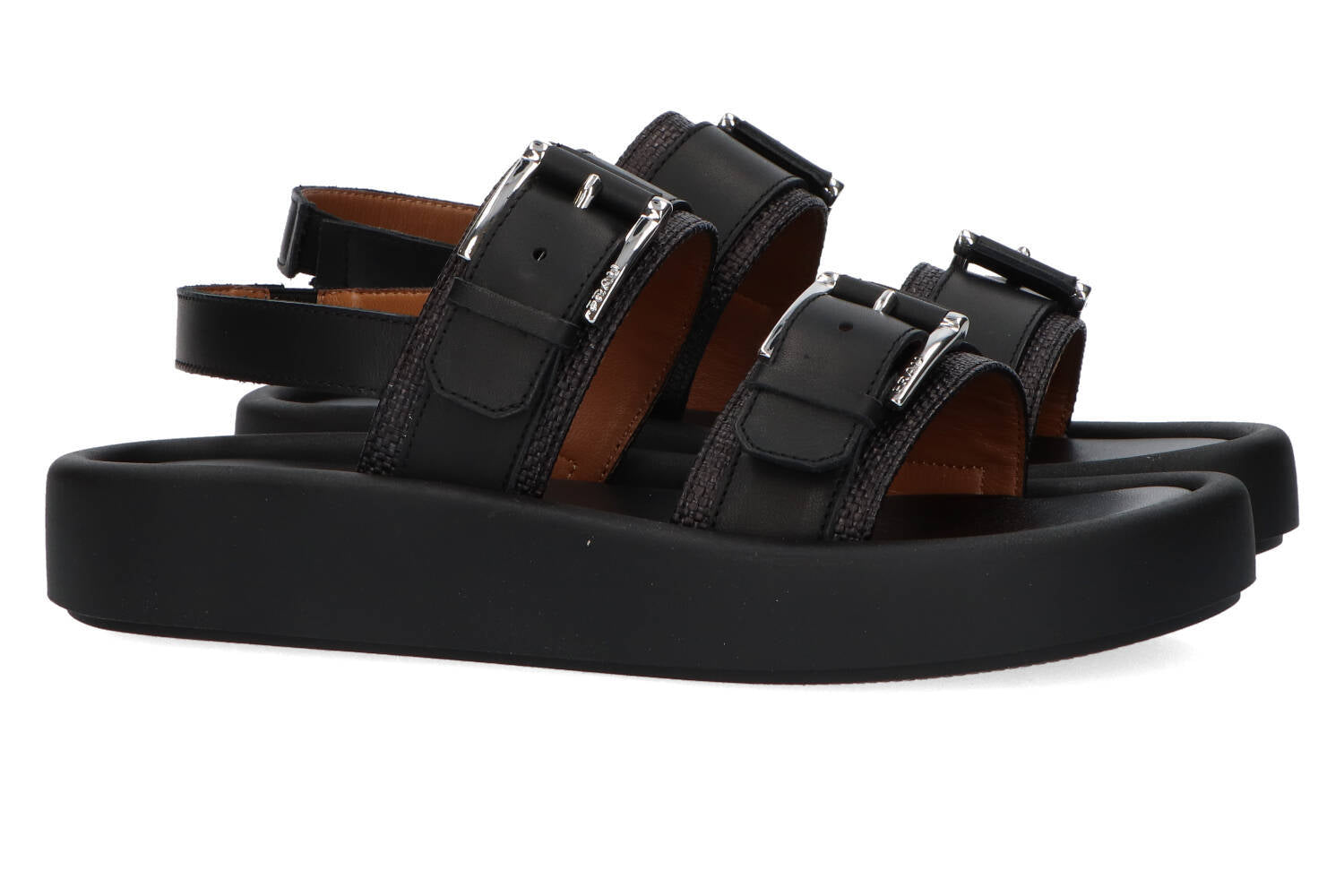 Sandales noires Femme