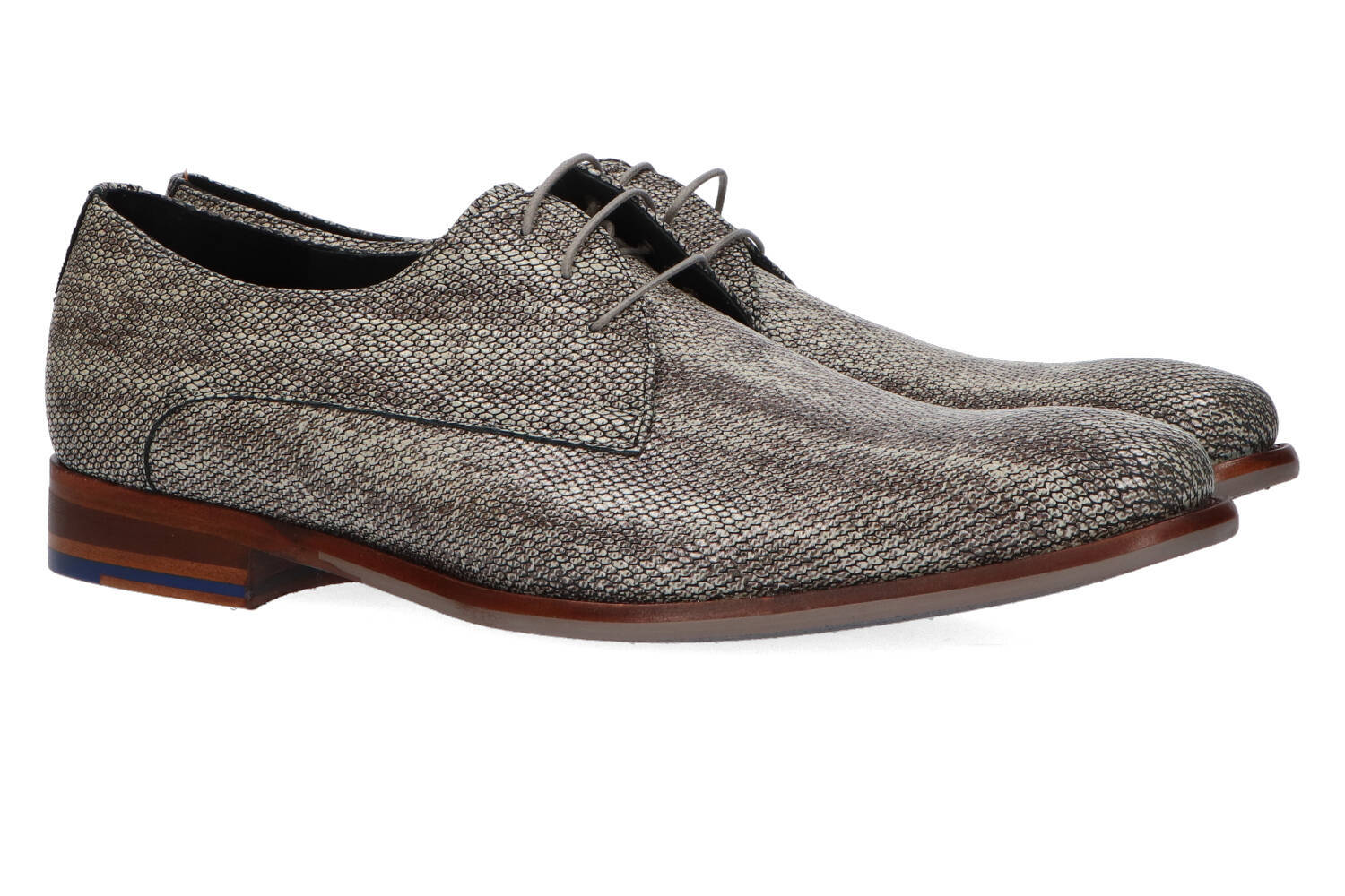 Chaussures à lacets classiques de couleur taupe Floris Van Bommel