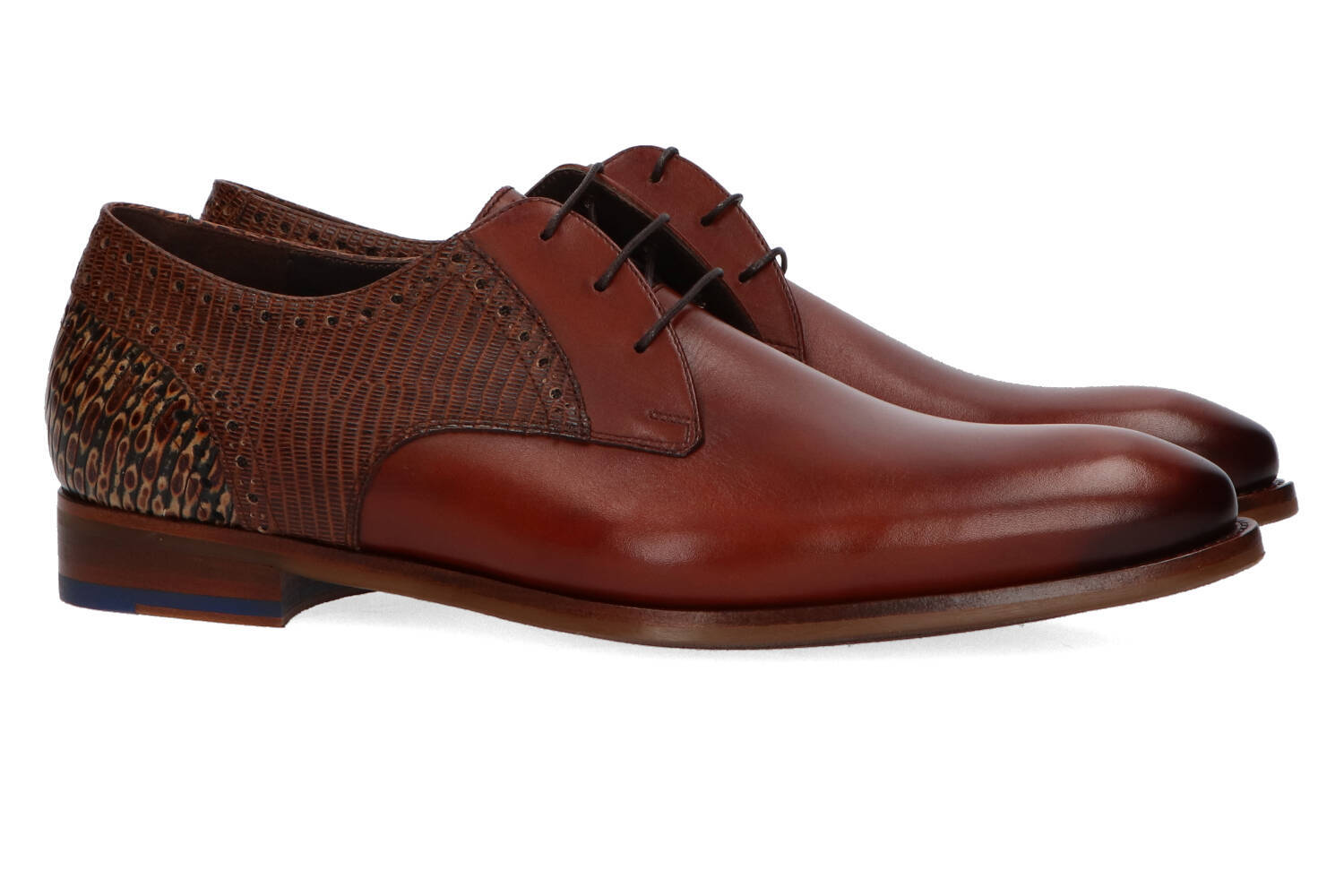 Chaussures à lacets classiques couleur cognac Floris Van Bommel