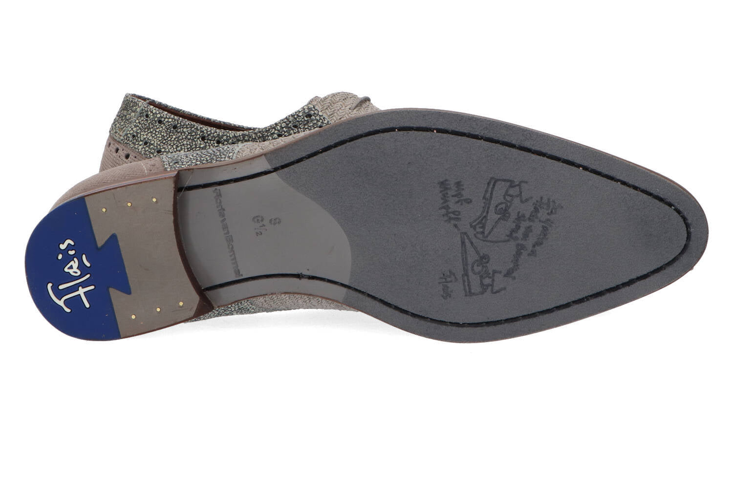 Chaussures à lacets classiques grises Floris Van Bommel