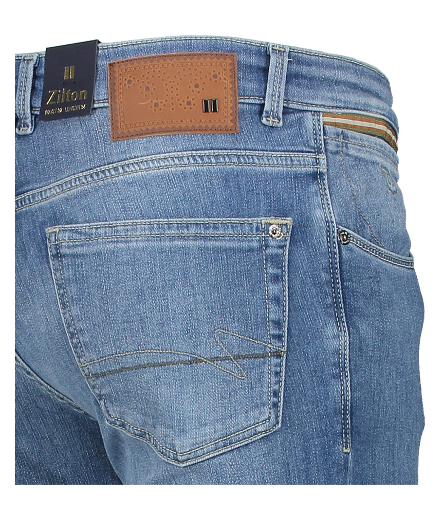 Blauwe slim fit jeans Roy Zilton